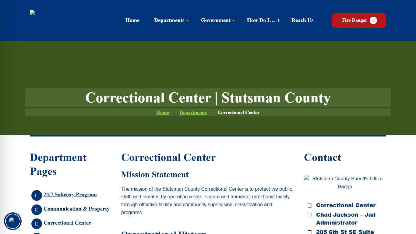 Correctional Center | Stutsman County
